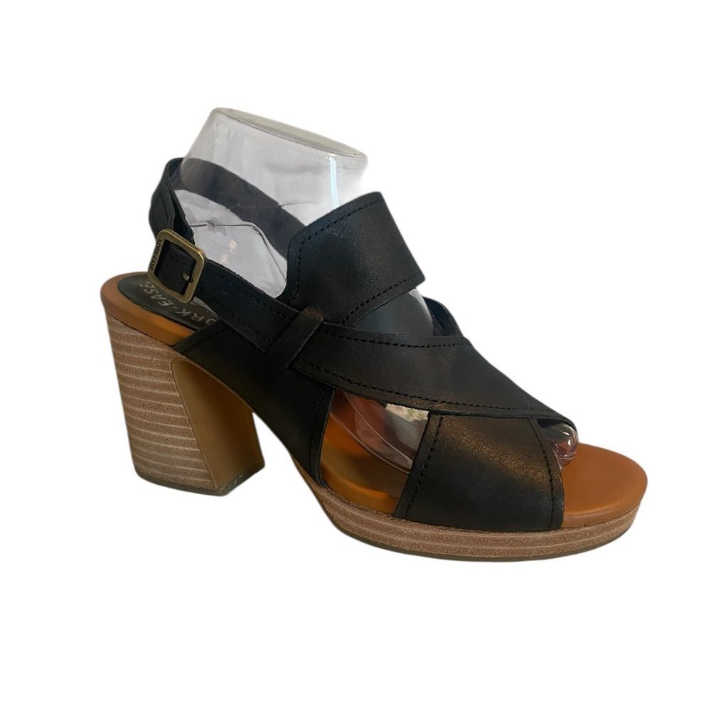 KORK-EASE Halley Women's Leather Heeled Sandals, Size 9